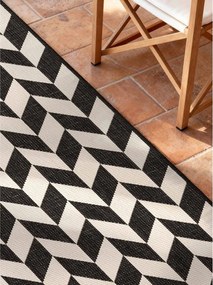 Черна/кремава пътека за открито и закрито 80x200 cm Haringey Terrick – Ted Baker