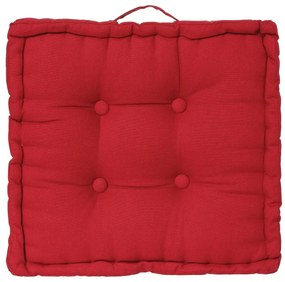 Възглавница за под atmosphera Flora , 40x40 cm - Червен