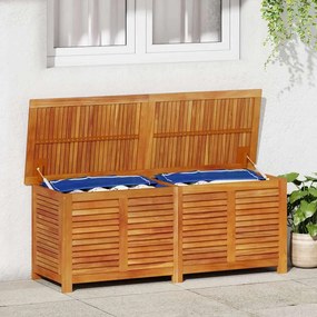 365842 vidaXL Градинска кутия за съхранение 150x50x56 см акациево дърво масив