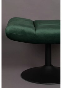 Столче за крака от зелено кадифе Bar - Dutchbone