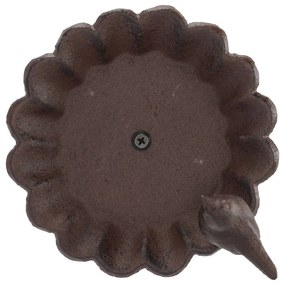 Мини чугунена хранилка за птици с птица на ниска поставка Birdy - Esschert Design