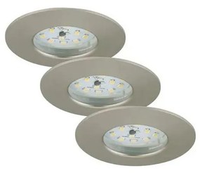 Briloner - Комплект 3x LED вградени лампи за баня LED/5,5W/230V IP44