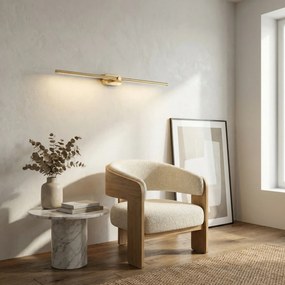 LED аплик за баня APP1894-1W 80 cm BRUSH GOLD