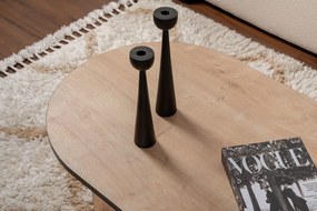 Кафе маса Sable, цвят Сапфир Дъб Черен