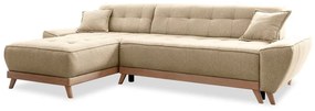 Бежов разтегателен диван променлив ъглов диван Dazzling Daisy - Miuform