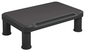 51724 vidaXL Поставка за монитор, черна, 38x24x10,5 см