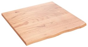 3156350 vidaXL Плот за маса, светлокафяв, 60x40x2 см, обработен масивен дъб