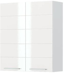 Висящ шкаф Hudson V9-80-2K-White - White glossy