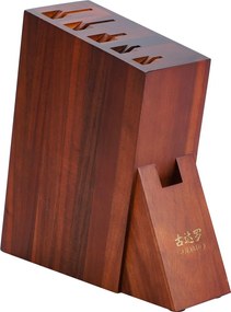 Gudaro - Стойка за ножове 25x25x10 см AKIRA акация