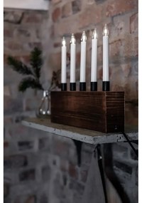 Кафява коледна светлинна украса Albero – Markslöjd