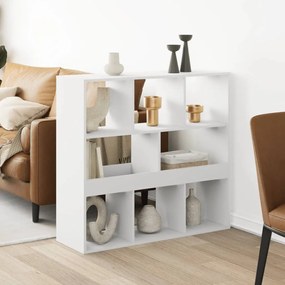 3309510 vidaXL Разделител за стая, бял, 100x33x94,5 см, инженерно дърво