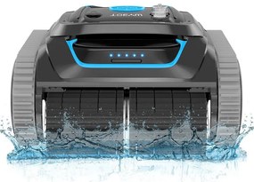 Безкабелен робот за почистване на басейни Wybot S1, 80W, Li-Ion 6400 mAh, За до 120 м2, 6 режима, SMART, Автономия до 200 минути, Self-parking, Auto-reverse, IPX8, Черен