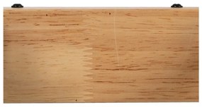 Черно-естествена стенна лампа – Ixia