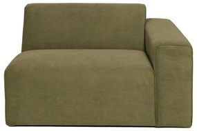 Модул за диван от зелен велур (десен ъгъл) Sting - Scandic