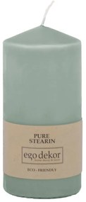 Тюркоазено синя свещ Връх, време за горене 30 ч. Eco - Eco candles by Ego dekor