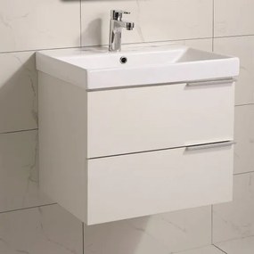 Конзолен PVC шкаф ICP 5935W с умивалник, 60x46x55см