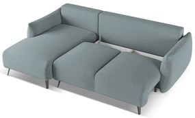 Светлосин ъглов диван (ляв ъгъл) Malie – Makamii