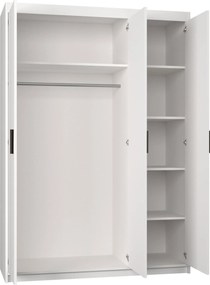 Гардероб три врати Elena 3D-С огледало