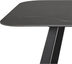 Трапезна маса с керамичен плот 90x180 cm Antalya – Actona