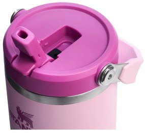 Розов термос от неръждаема стомана 890 ml IceFlow™ Flip Straw 2.0 Tumbler Cherry Blossom – Stanley
