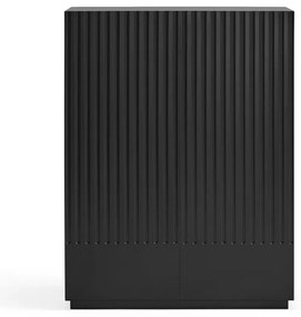 Черен скрин, ширина 92 cm Doric - Teulat