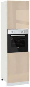 Колонен шкаф за фурна МДФ Глосмакс 602Ф (60см) Бял