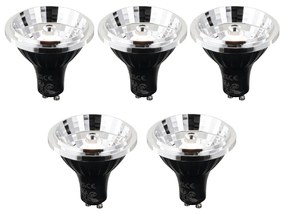 Комплект от 5 Димируема LED крушка GU10 3-степенно 6.5W 650lm 2200-6500K