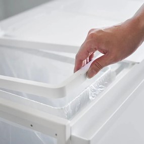 Бяло метално кошче за рециклиране Tower – YAMAZAKI