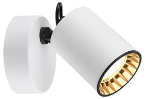 Бяла прожекторна лампа ø 6 cm Pago - Trio