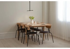 Черно метално LED висящо осветително тяло с метален абажур Omni Ceiling – UMAGE