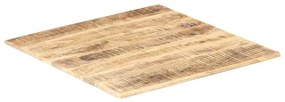 286016 vidaXL Плот за маса, мангово дърво масив, 15-16 мм, 70x70 cм