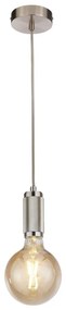 Searchlight 77651SS - Пендел на кабел SUSPENSION 1xE27/60W/230V сребрист