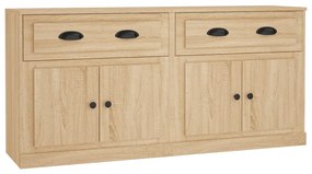 3185266 vidaXL Сайдборди, 2 бр, сонома дъб,инженерно дърво