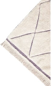 Кремав ръчно изработен памучен килим подходящ за пране 140x200 cm Bereber – Lorena Canals