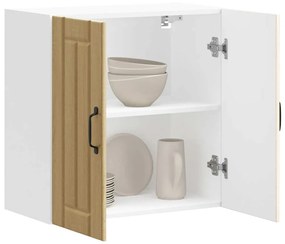 853820 vidaXL Кухненски стенен шкаф Lucca, дъб сонома, инженерно дърво