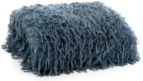 Пухкаво одеяло с подплата от полар - синьо Ширина: 130 см | Дължина: 170 см