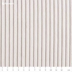 Бежов шезлонг от рипсено кадифе (десен ъгъл) Chic Charlotte – Miuform