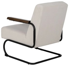 Бежово шенилово кресло Industra – Ixia