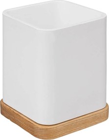 Поставка за четки за зъби 5five Natureo, Смола - Бял