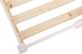 Бяло повдигнато легло от борова дървесина Alpi2 - Støraa