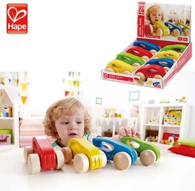 Hape - Детска дървена количка H0057