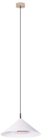 MAXLIGHT P0505 - LED Пендел VULCANO LED/5W/230V Ø 30,5 см бял