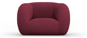 Кресло в цвят бордо, изработено от плат букле Essen - Cosmopolitan Design
