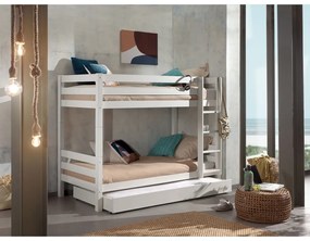 Бяла кутия за съхранение на детско легло 90x190 cm Pino – Vipack