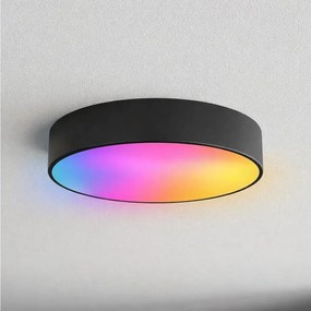 Brilagi - LED RGBW димируемо таванно осветително тяло за баня CLARE 3xE27/9W/230V IP54 Wi-Fi черно