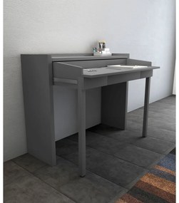 Сиво разтегателно бюро 36x110 cm Mel - Woodman