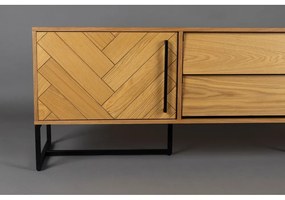 Масичка за телевизор от дъб 180x60 cm Class - Dutchbone