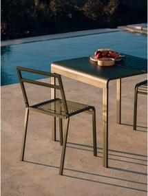 Зелен градински стол метален Oto – noo.ma