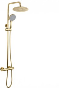 Душ комплект без чучур с термостат Rea Lungo Gold
