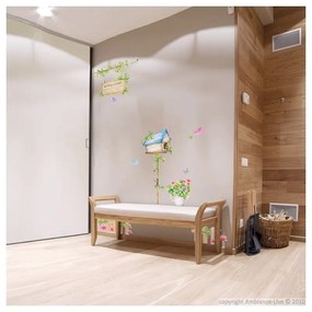 Комплект стикери за стена Happy House, 42x30 cm - Ambiance